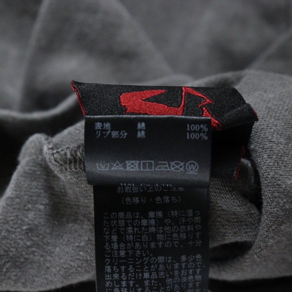 cvtvlist(カタリスト) CTLS ワンポイント刺繍デザインクルーネック半袖Tシャツカットソー グレー 2101090307
