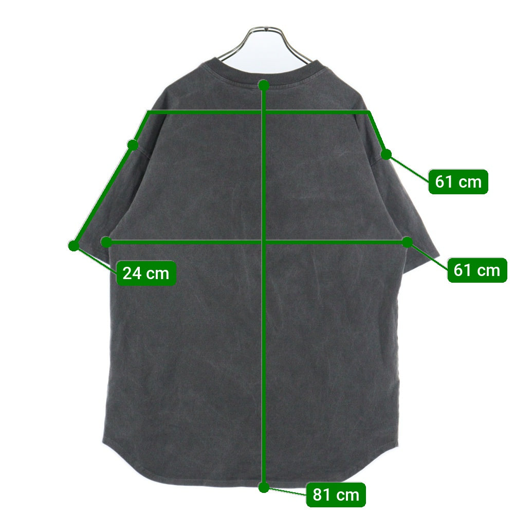 cvtvlist(カタリスト) CTLS ワンポイント刺繍デザインクルーネック半袖Tシャツカットソー グレー 2101090307