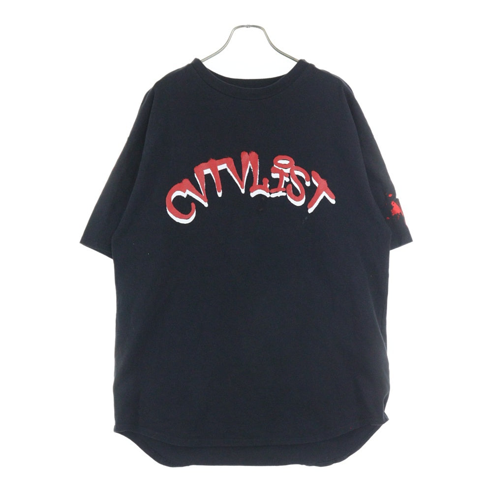 cvtvlist(カタリスト) CTLS KILLER MIG*S TEE キラー 両面プリントクルーネック半袖Tシャツカットソー ブラック 2101090307