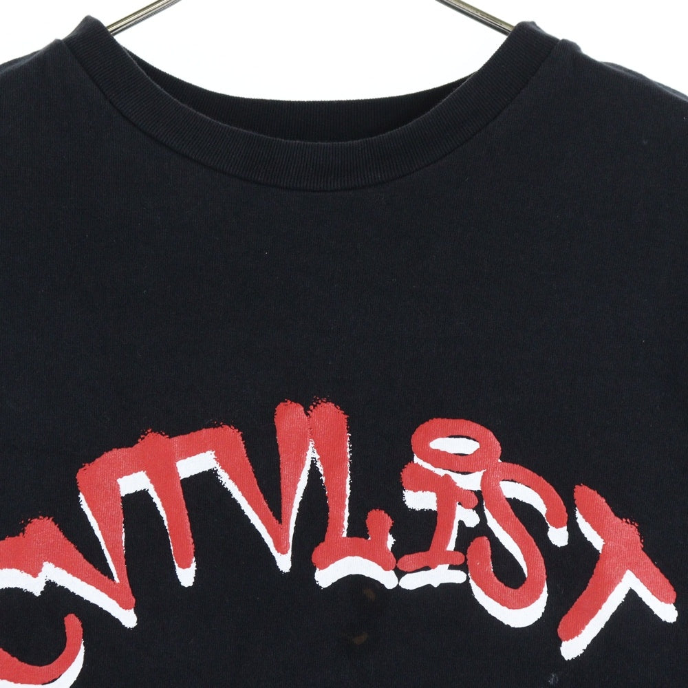 cvtvlist(カタリスト) CTLS KILLER MIG*S TEE キラー 両面プリントクルーネック半袖Tシャツカットソー ブラック 2101090307