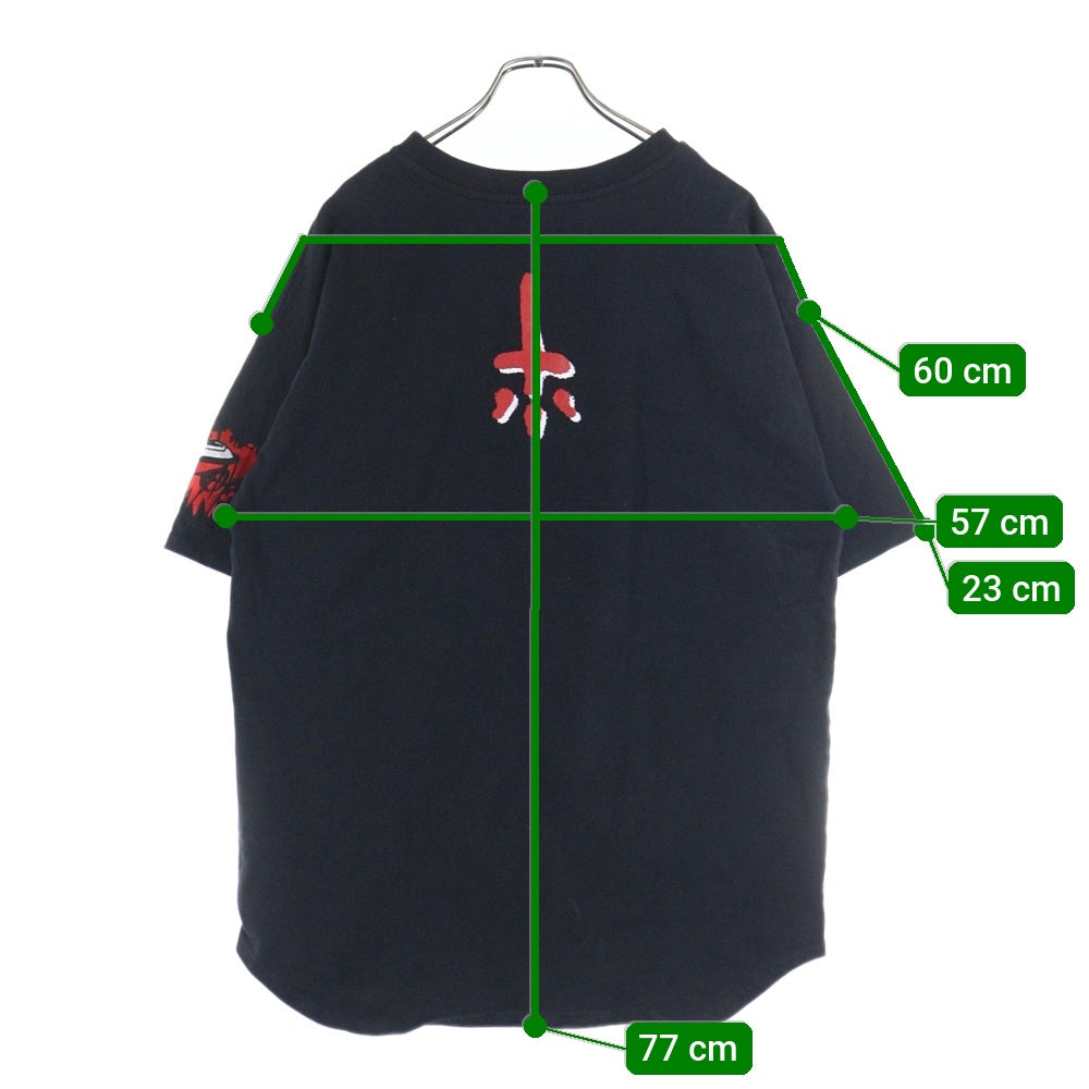 cvtvlist(カタリスト) CTLS KILLER MIG*S TEE キラー 両面プリントクルーネック半袖Tシャツカットソー ブラック 2101090307