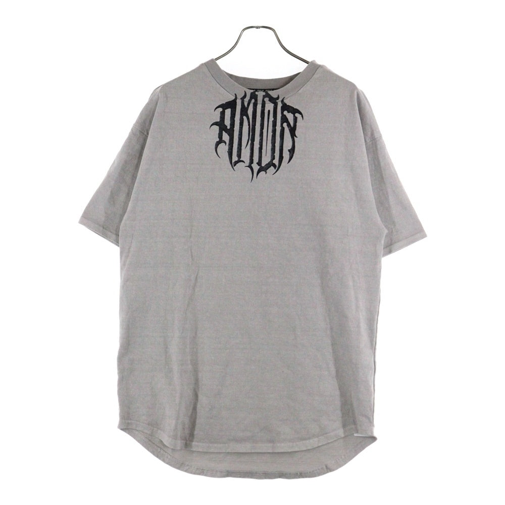 cvtvlist(カタリスト) 24SS CTLS ROSE TEE ローズグラフィック両面プリントクルーネック半袖Tシャツカットソー グレー