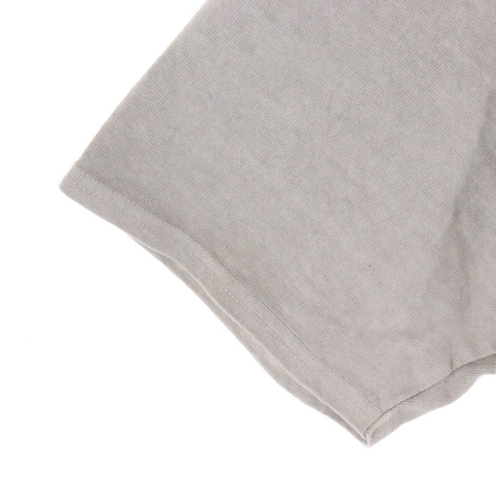 cvtvlist(カタリスト) 24SS CTLS ROSE TEE ローズグラフィック両面プリントクルーネック半袖Tシャツカットソー グレー
