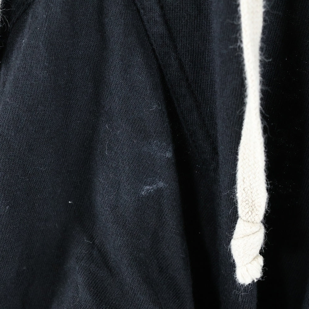 DRKSHDW(ダークシャドウ) 20AW PRISONNER DRAWSTRING プリズナードローストリング サルエルイージーパンツ ブラック DU20F1394