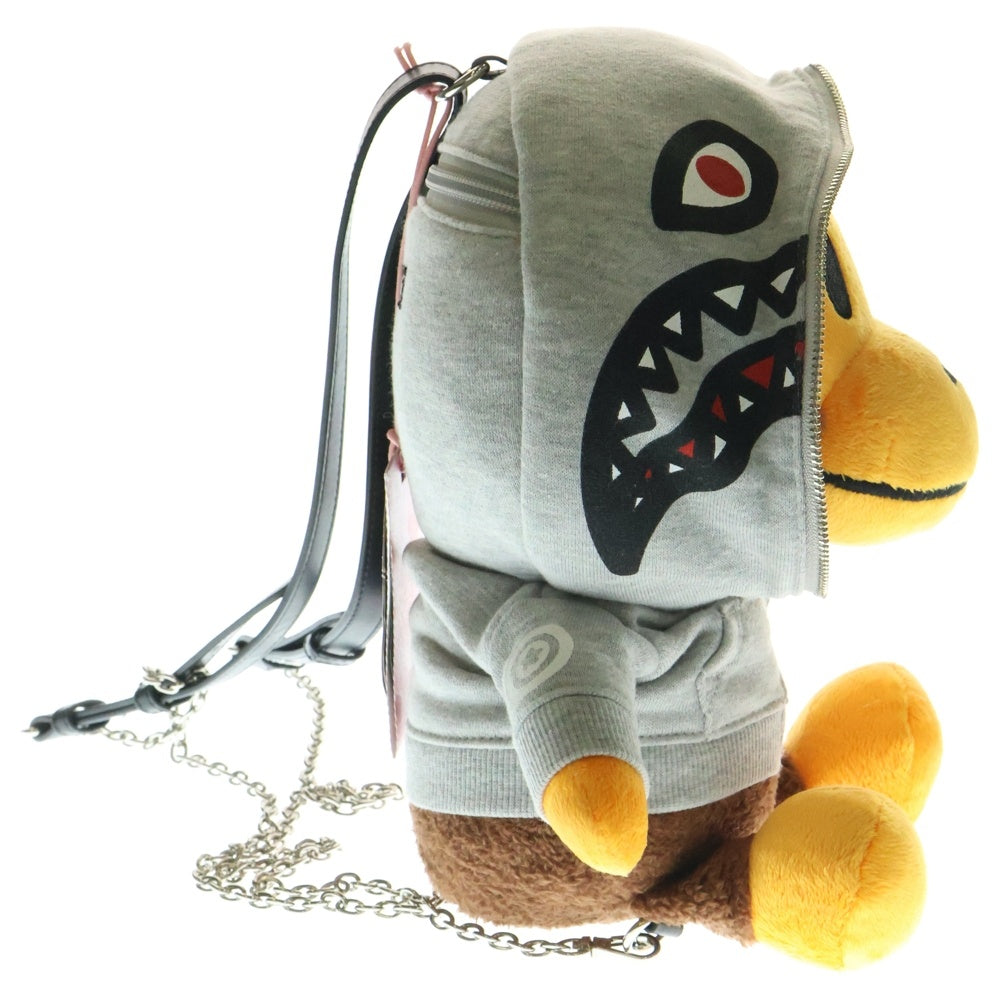 A BATHING APE(アベイシングエイプ) BABY MILO PLUSH DOLL BACKPACK ベイビーマイロ バックパック ブラウン/グレー