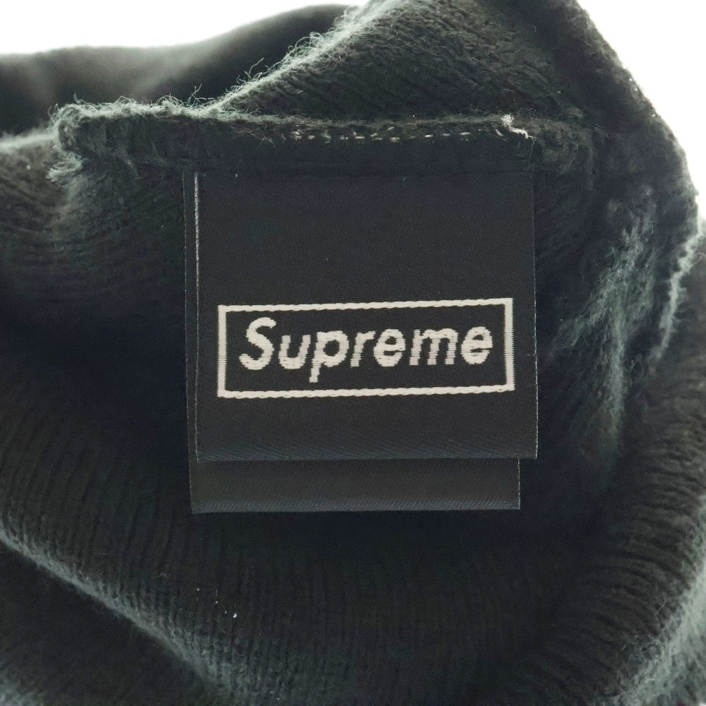 SUPREME(シュプリーム) ×NEWERA Box Logo Beanie ニューエラ ボックスロゴ ビーニー ニットキャップ 帽子 ブラック