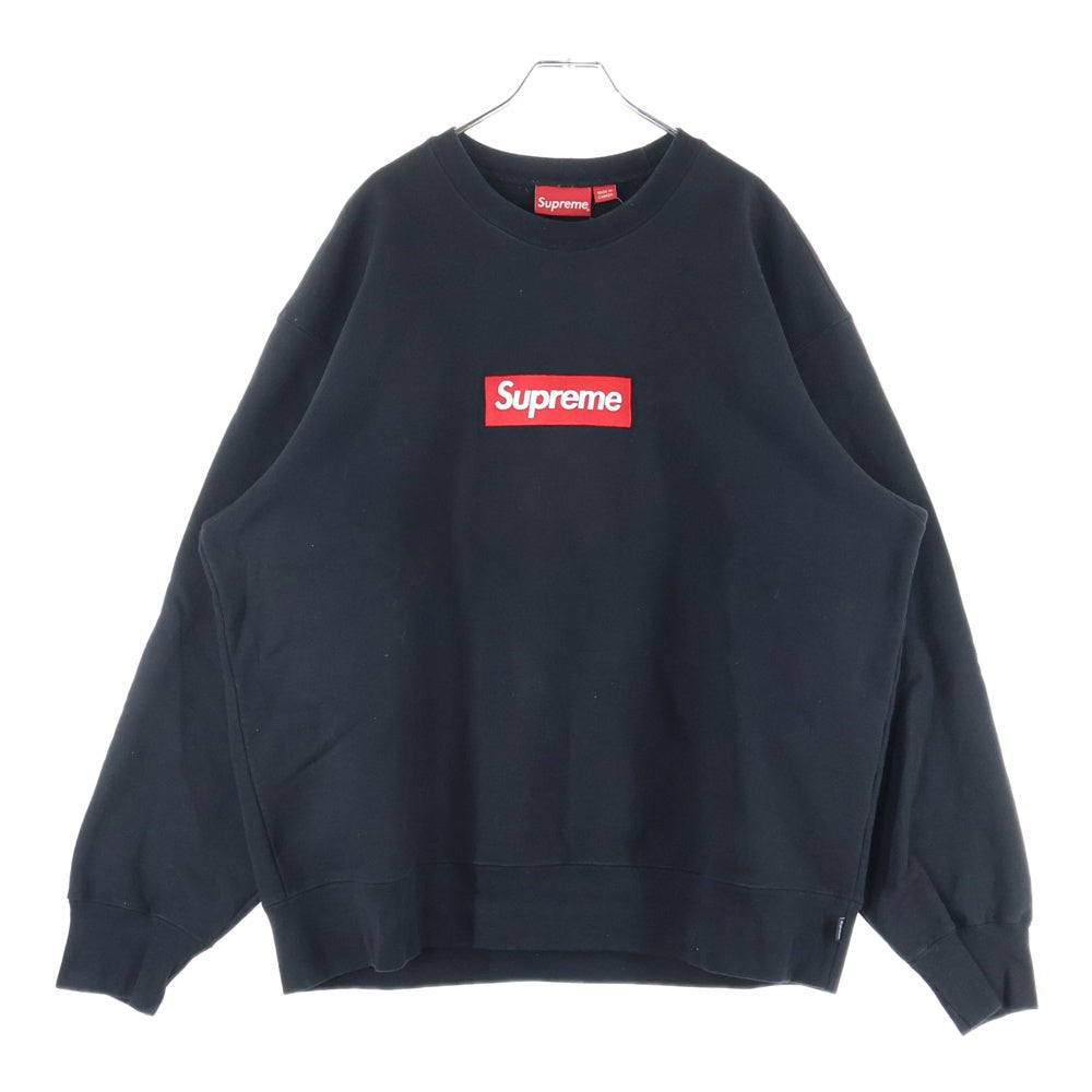 SUPREME(シュプリーム) 22AW Box Logo Sweatshirt ボックスロゴ クルーネックスウェットトレーナー ブラック