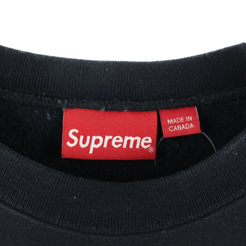 SUPREME(シュプリーム) 22AW Box Logo Sweatshirt ボックスロゴ クルーネックスウェットトレーナー ブラック