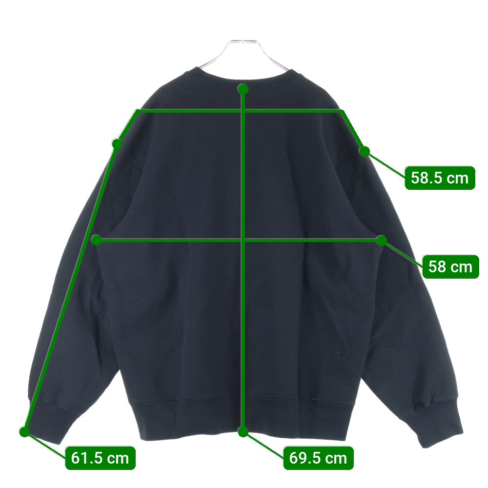 SUPREME(シュプリーム) 22AW Box Logo Sweatshirt ボックスロゴ クルーネックスウェットトレーナー ブラック