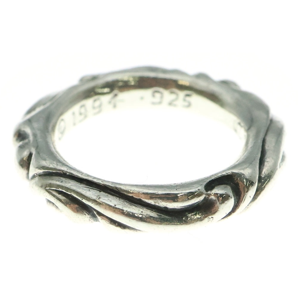 CHROME HEARTS(クロムハーツ) SCRL BAND スクロールバンド リング シルバー BCA351