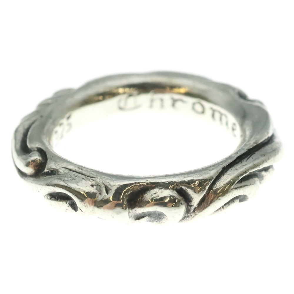 CHROME HEARTS(クロムハーツ) SCRL BAND スクロールバンド リング シルバー BCA351