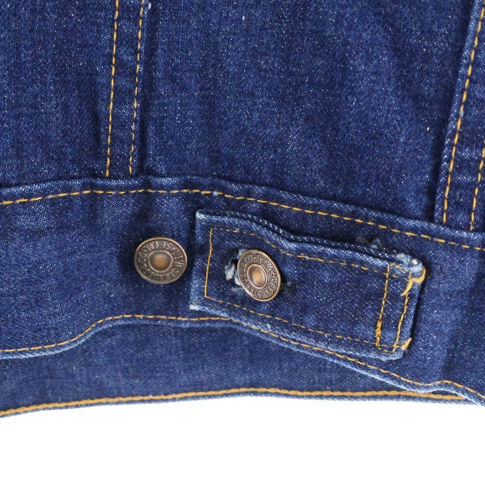 Levi's(リーバイス) VINTAGE 60-70s 70505 4th ビッグE ボタン裏526 不均等V ポケット裏シングル デニムジャケット インディゴ