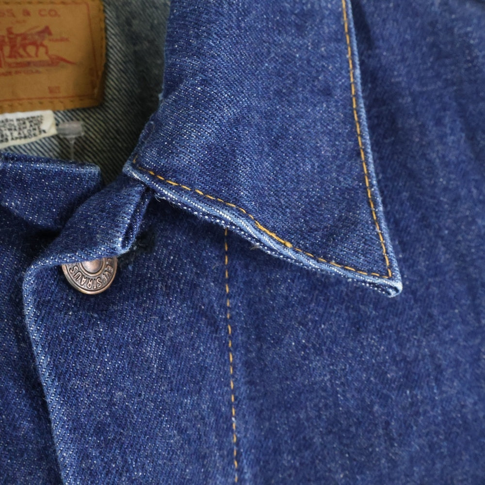 Levi's(リーバイス) VINTAGE 60-70s 70505 4th ビッグE ボタン裏526 不均等V ポケット裏シングル デニムジャケット インディゴ