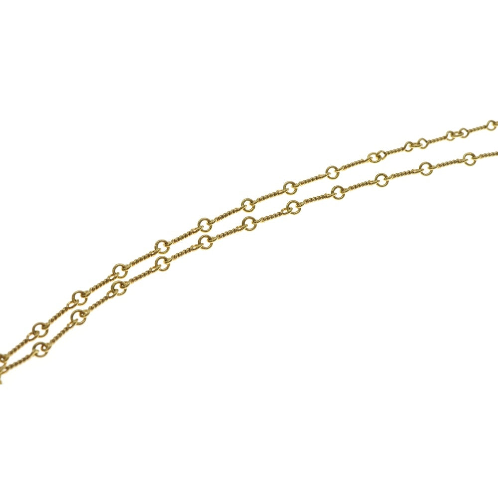 CHROME HEARTS(クロムハーツ) 22K NECKCHAIN T18 ツイストチェーンネックレス 18inch ゴールド BCA014