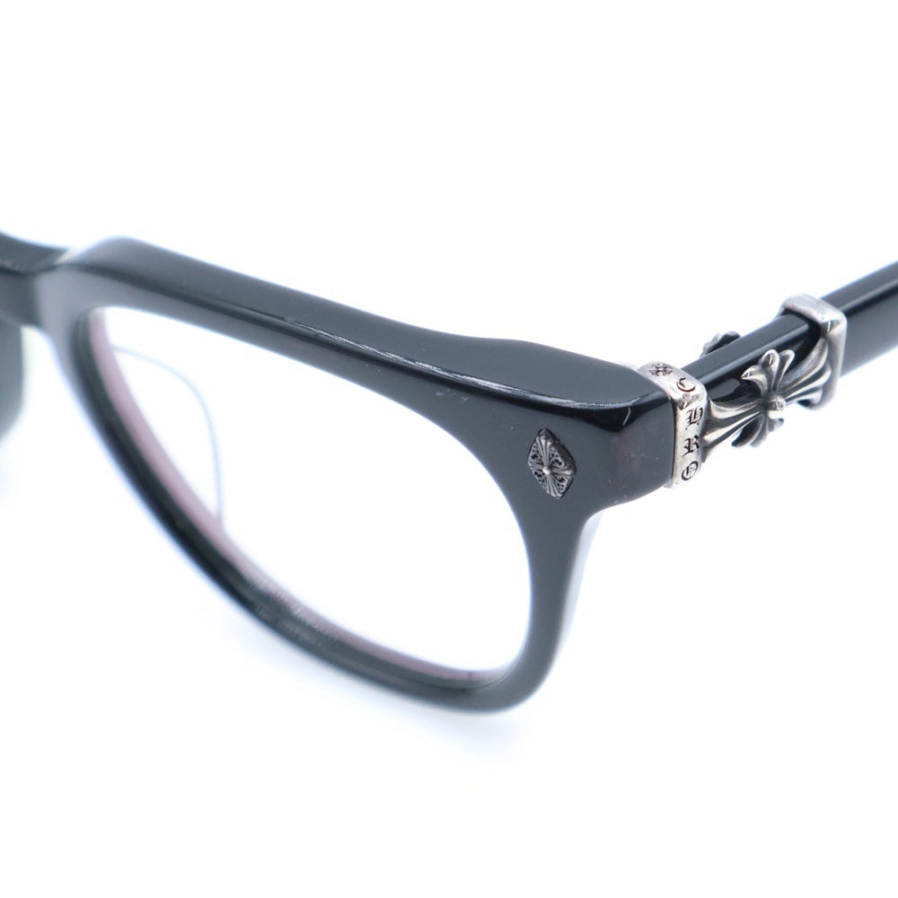 CHROME HEARTS(クロムハーツ) PUMP ME クロステンプル アイウェア 眼鏡 ブラック