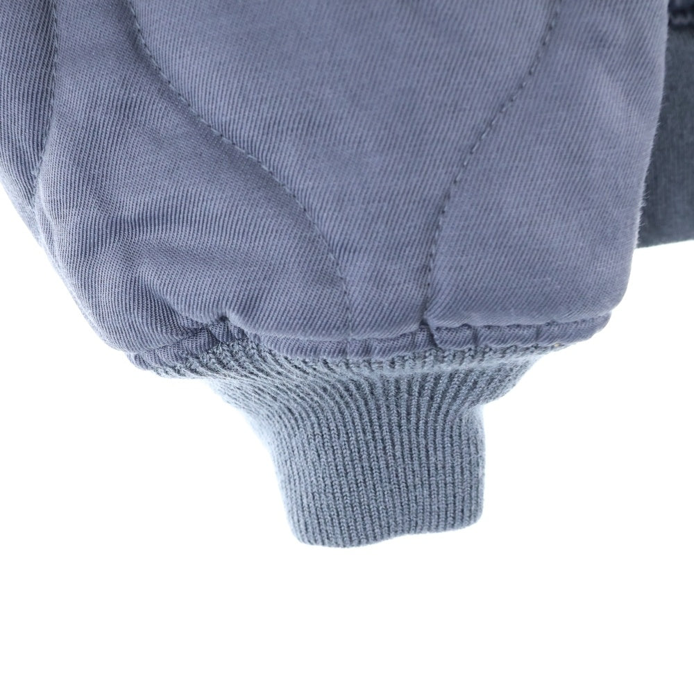 SCHOTT(ショット) ONIONQUILTED JACKET OVAL CHENILLE LOGO オーバルシニールロゴ オニオンキルティングジャケット ブルゾン グレー 782-3252021