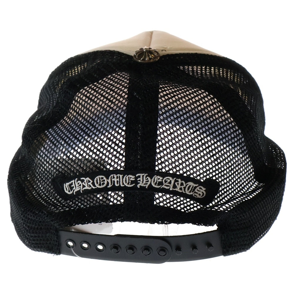 CHROME HEARTS(クロムハーツ) KING TACO CH EYE CHART TRUKER CAP キングタコ ロゴプリント トラッカーキャップ ブラック/ホワイト