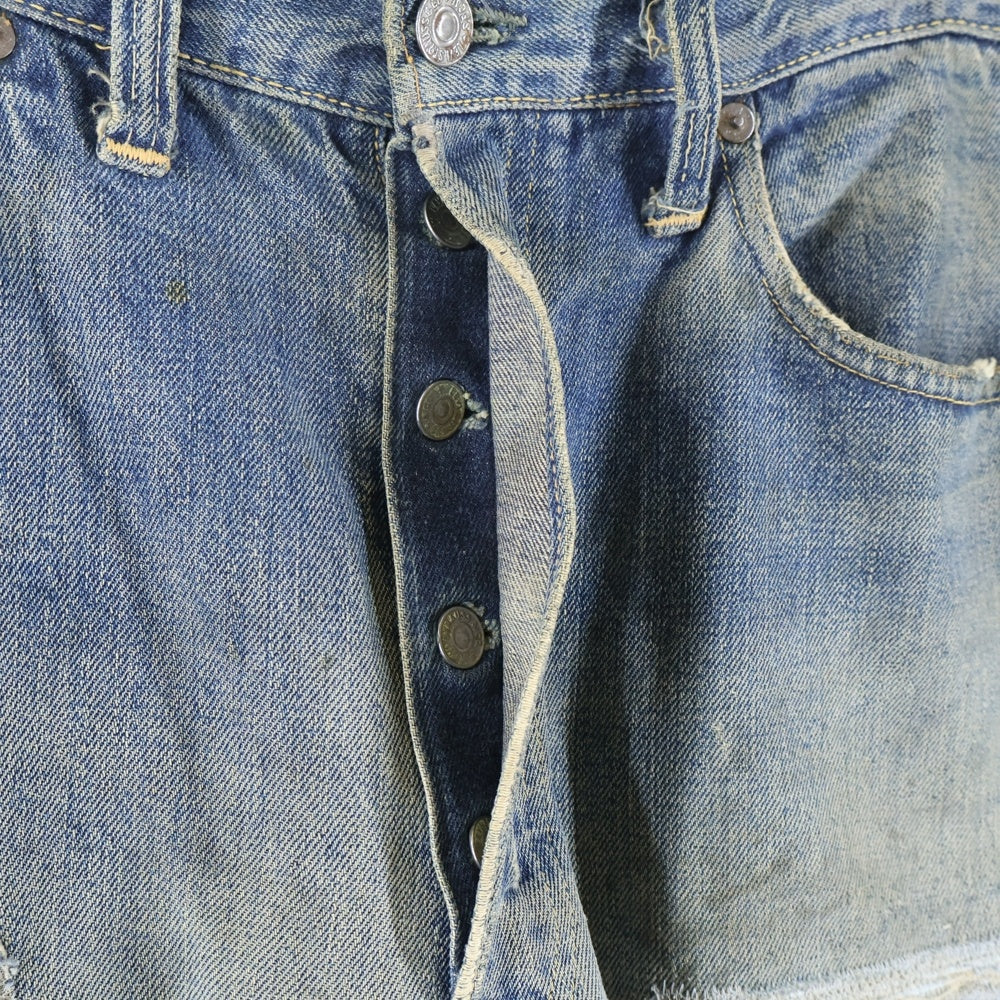 Levi's(リーバイス) VINTAGE 50s 501XX 54モデル 革パッチ オフセットベルトループ 通常R リベット裏15 ボタンフライストレートデニムパンツ インディゴ