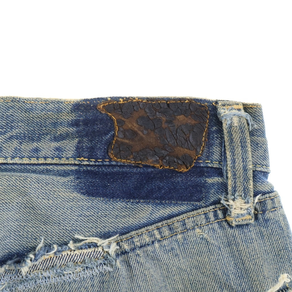 Levi's(リーバイス) VINTAGE 50s 501XX 54モデル 革パッチ オフセットベルトループ 通常R リベット裏15 ボタンフライストレートデニムパンツ インディゴ