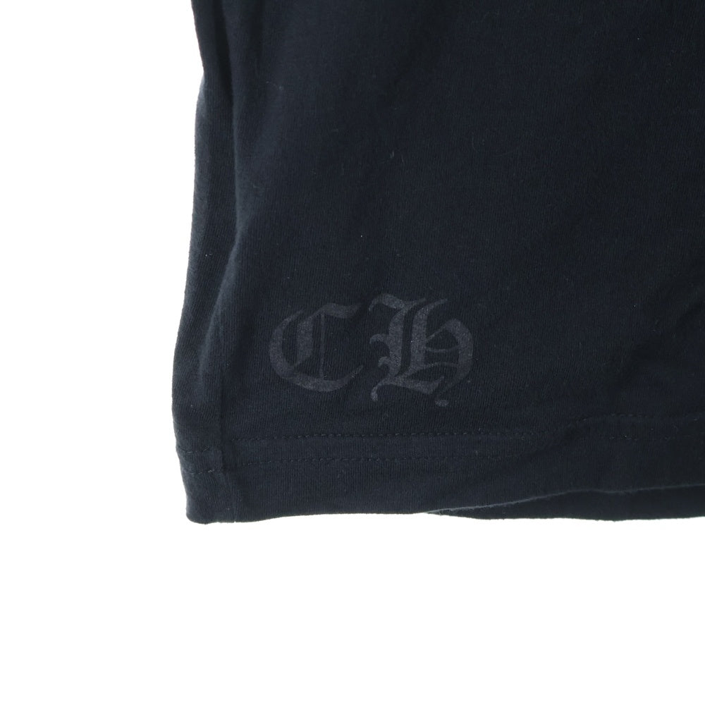 CHROME HEARTS(クロムハーツ) Honolulu CHプラス ホースシュー クルーネック半袖Tシャツカットソー ブラック