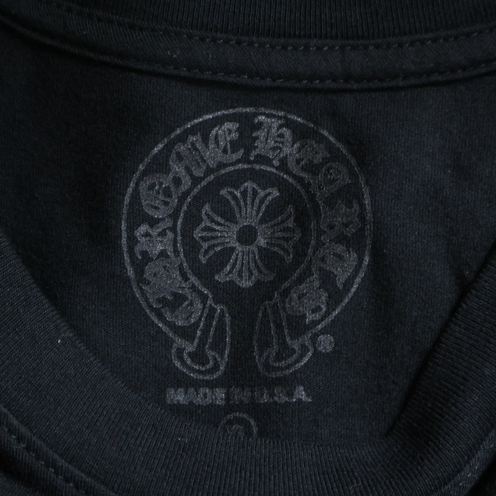 CHROME HEARTS(クロムハーツ) Honolulu CHプラス ホースシュー クルーネック半袖Tシャツカットソー ブラック