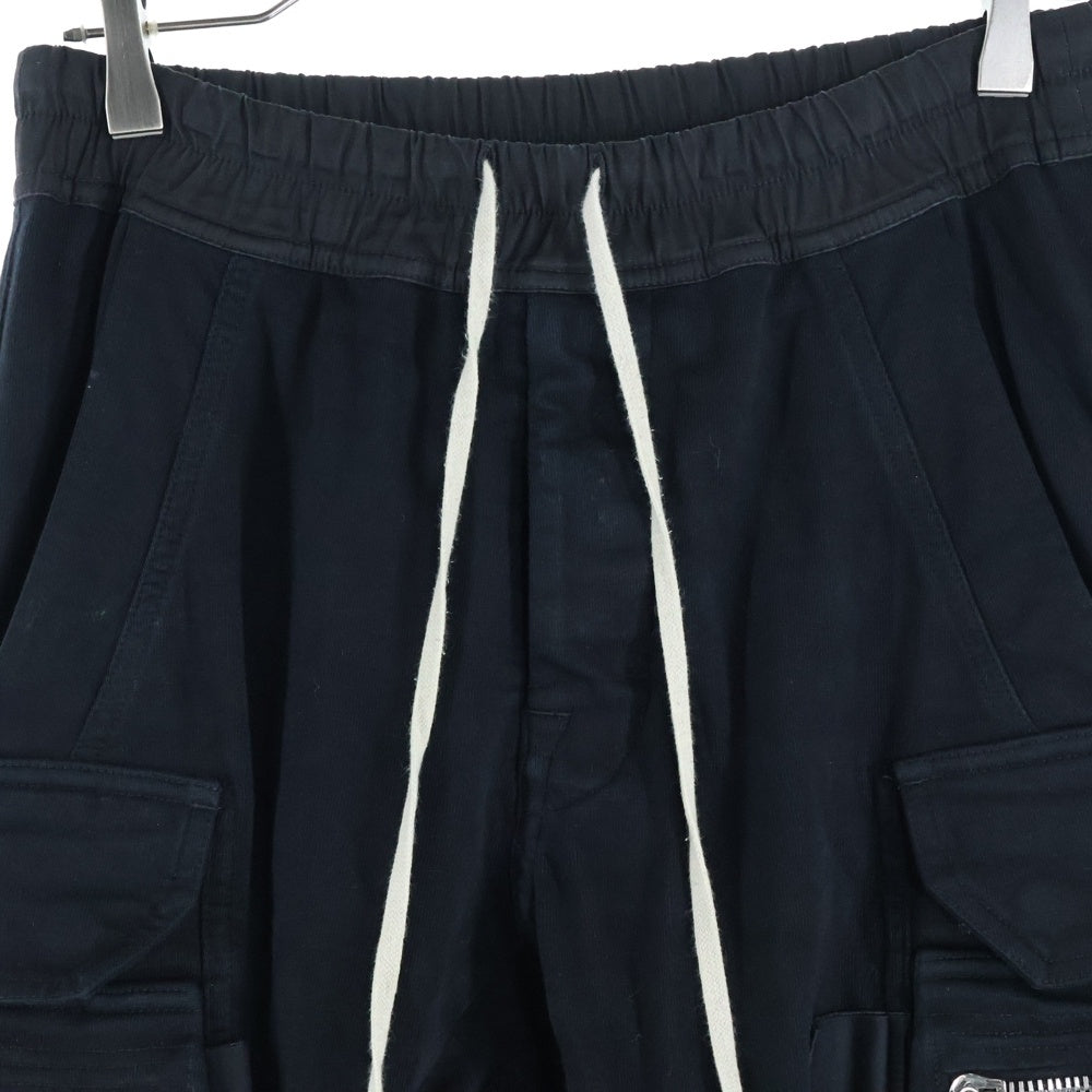 Rick Owens(リックオウエンス) MASTODON CARGO マストドンスウェットカーゴパンツ ブラック RU01C4396-BA