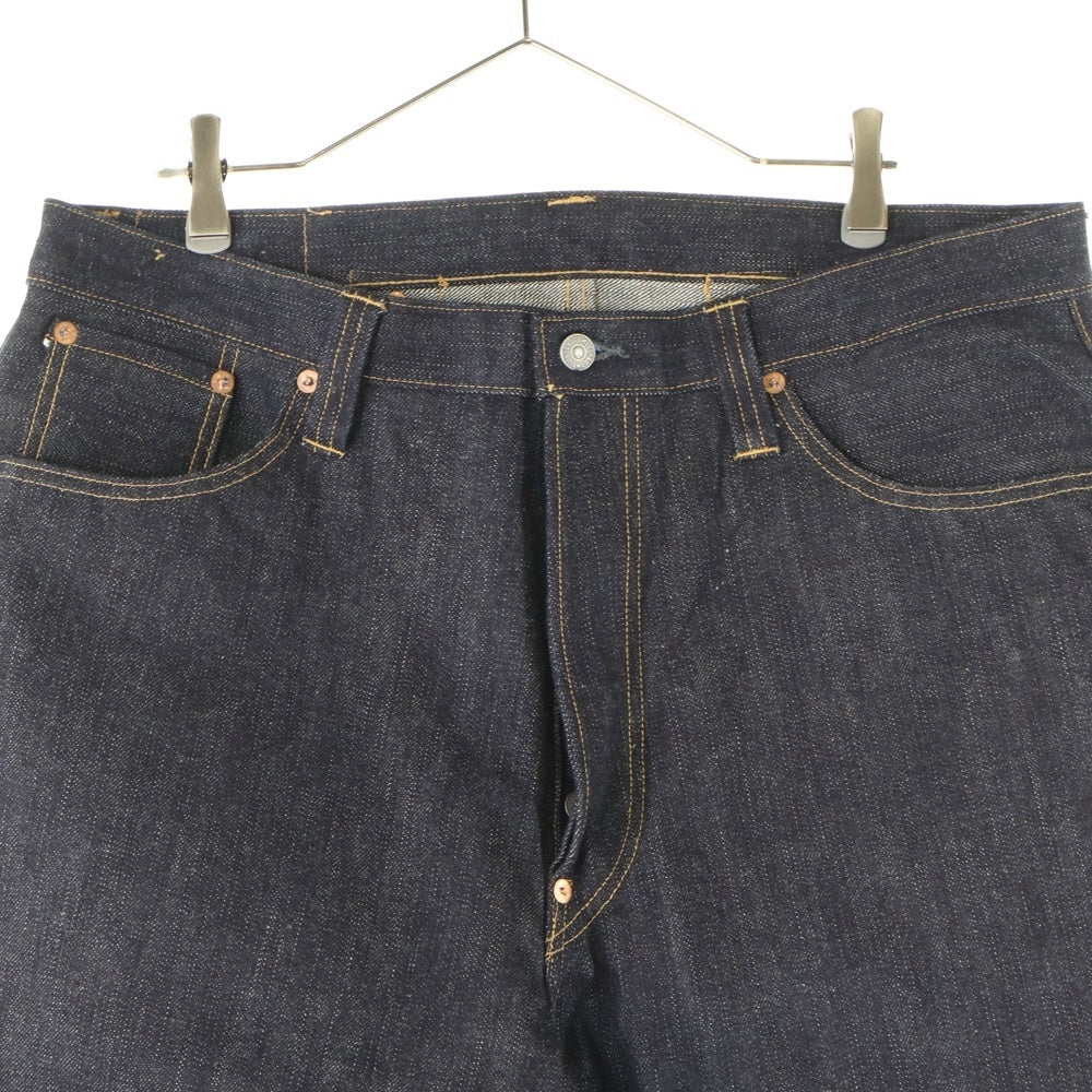 JOE McCOY(ジョーマッコイ) Lot.900 針刺しバックルリジット ワイドストレートデニムパンツ インディゴ MP18105