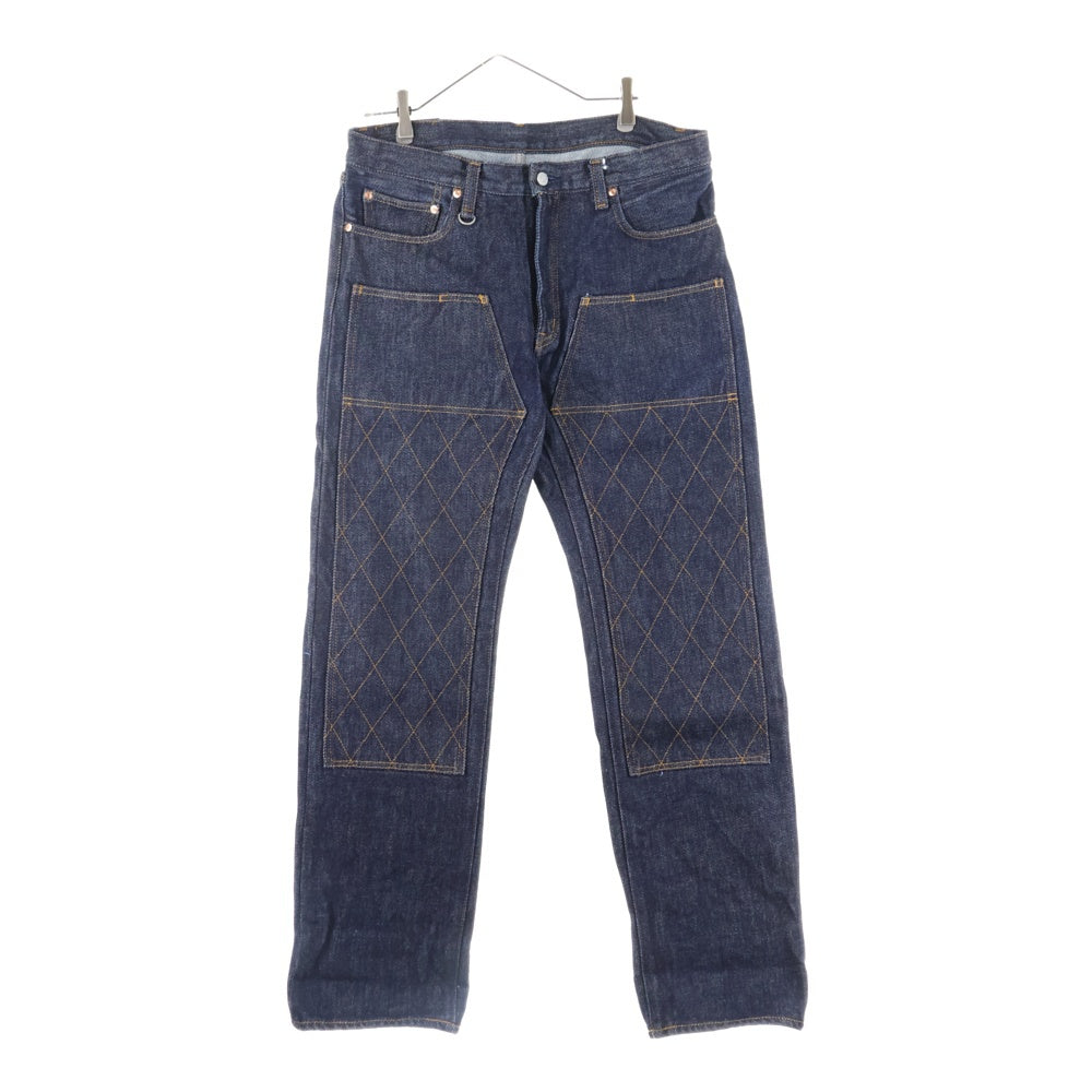 児島ジーンズ(コジマジーンズ) 21oz ダブルニーワイドストレートデニムパンツ インディゴ