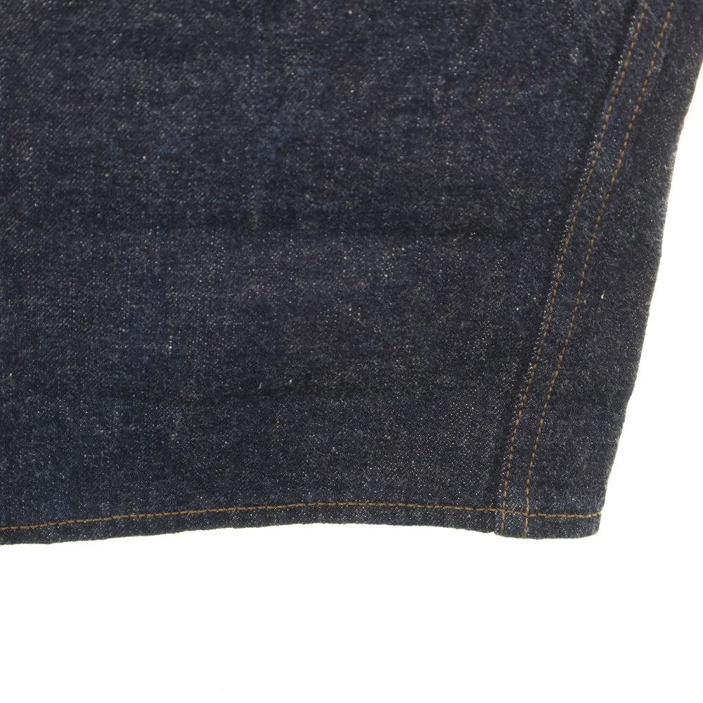 NIGEL CABOURN(ナイジェルケーボン) 針刺しバックルワイドストレートデニムパンツ インディゴ 80470-00-50025