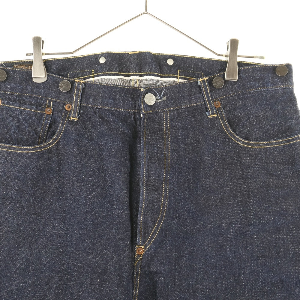 BELAFONTE(ベラフォンテ) 針刺しバックルワイドストレートデニムパンツ インディゴ