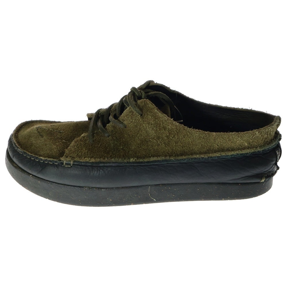 NIGEL CABOURN(ナイジェルケーボン) ×Yogi Footwear FINN2 ヨギーフットウェア スウェードレザーローカットシューズ カーキ 80451262500