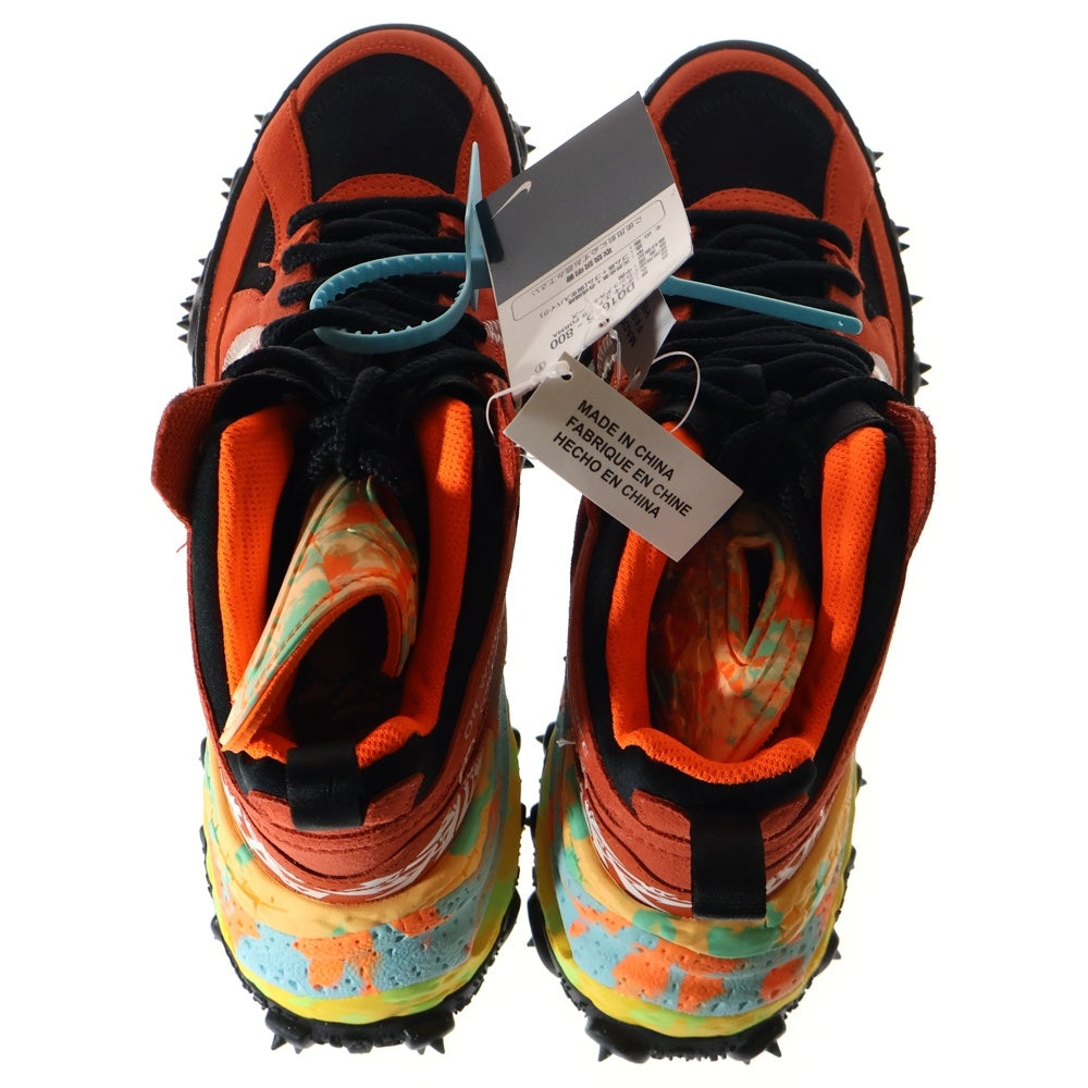 NIKE(ナイキ) ×Off-White Air Terra Forma Mantra Orange ×オフホワイト エアテラフォーマ ハイカットスニーカー マルチカラー US9/27cm DQ1615-800