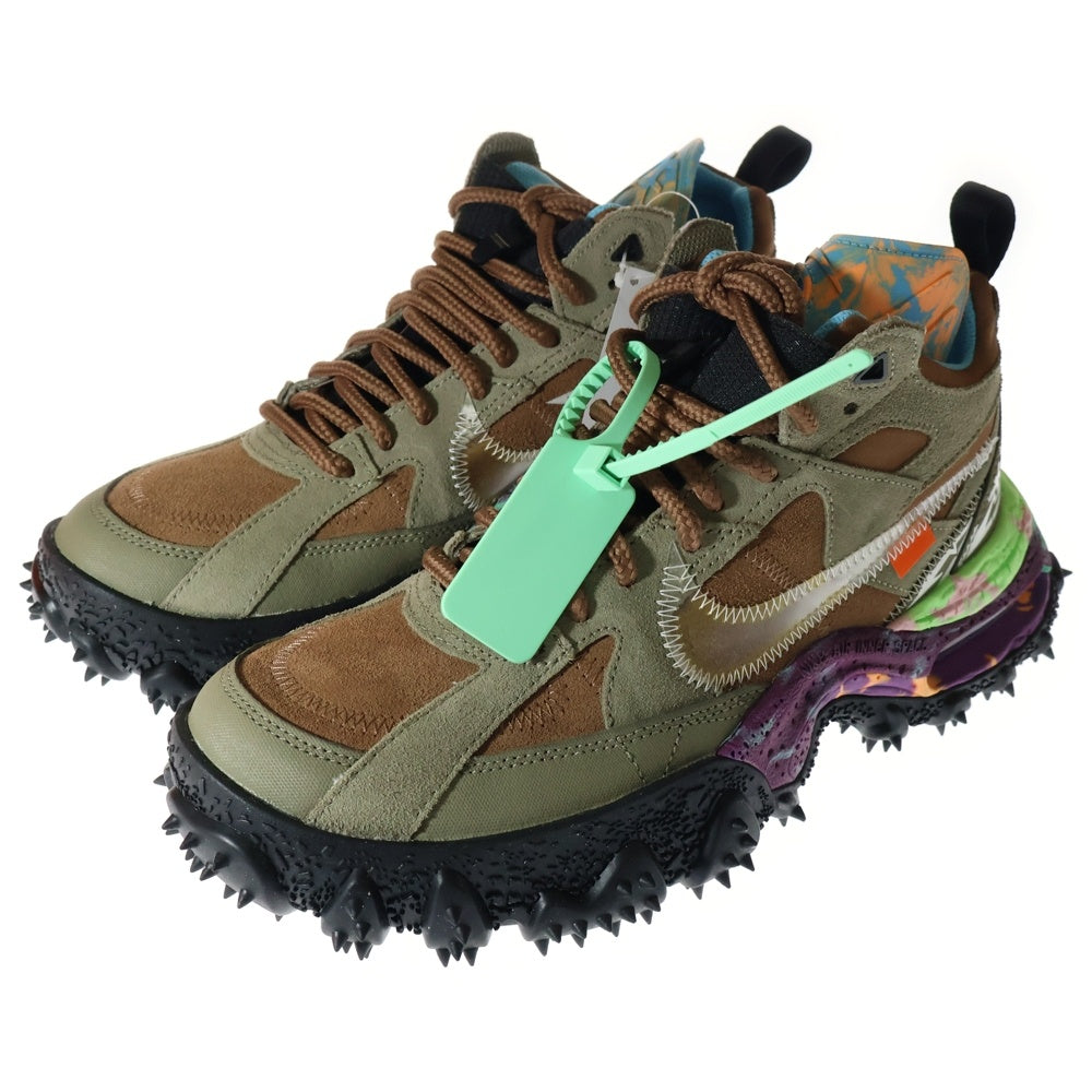 NIKE(ナイキ) ×Off-White Air Terra Forma Matte Olive ×オフホワイト エアテラフォーマ ハイカットスニーカー マルチカラー US9/27cm DQ1615-200