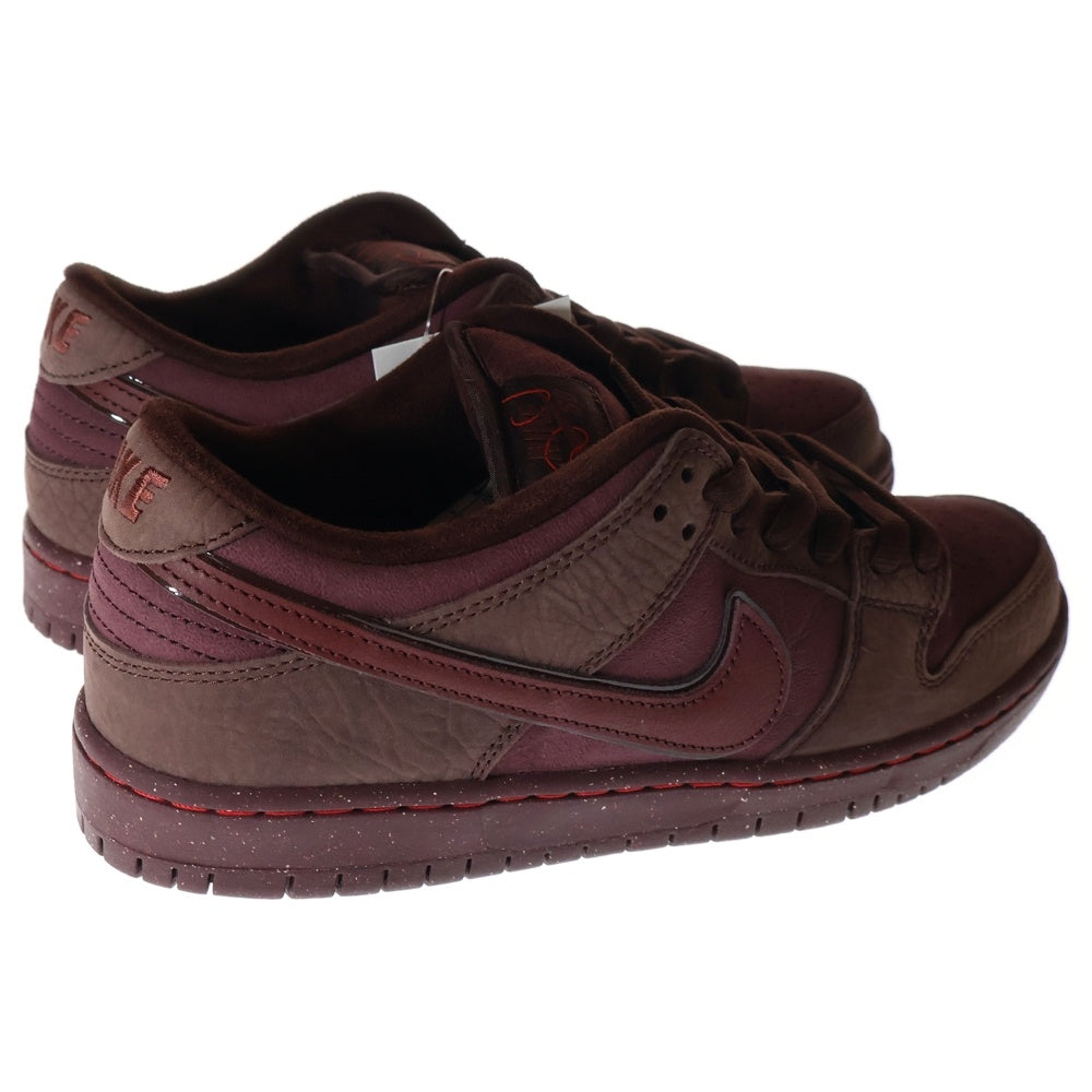 NIKE SB(ナイキエスビー) Dunk Low PRM City of Love Burgundy ダンク PRM シティ オブ ラブ ローカットスニーカー バーガンディ US9/27cm FN0619-600