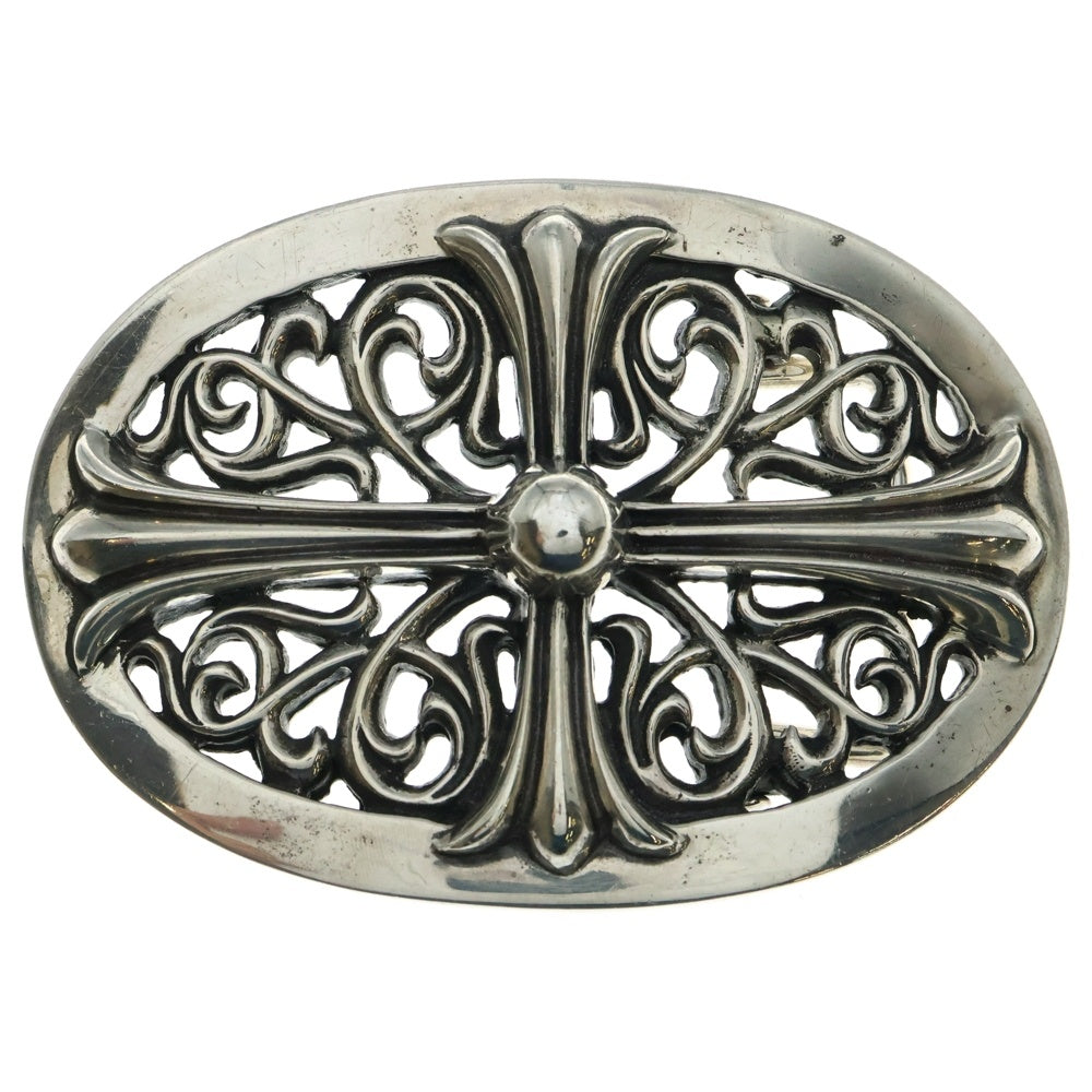 CHROME HEARTS(クロムハーツ) BUCKL OVAL LG CROSS ラージ クラシックオーバル クロス バックル シルバー