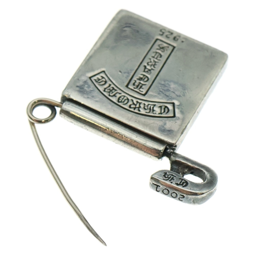CHROME HEARTS(クロムハーツ) SAFETY PIN FRMD セーフティーピン 大阪限定フレーム ピンバッチ シルバー