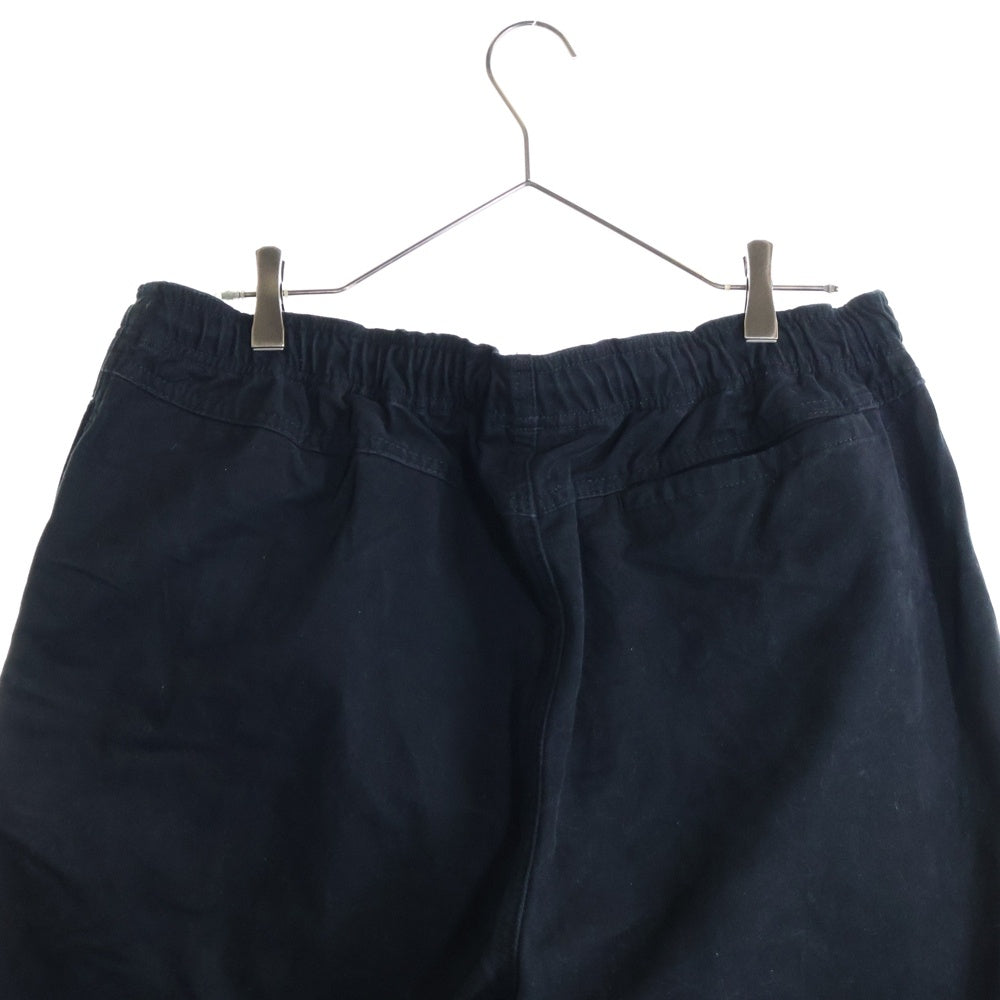 STUSSY(ステューシー) Airbrush Icon Beach Pant フロントプリント コットンパンツ ブラック 116622