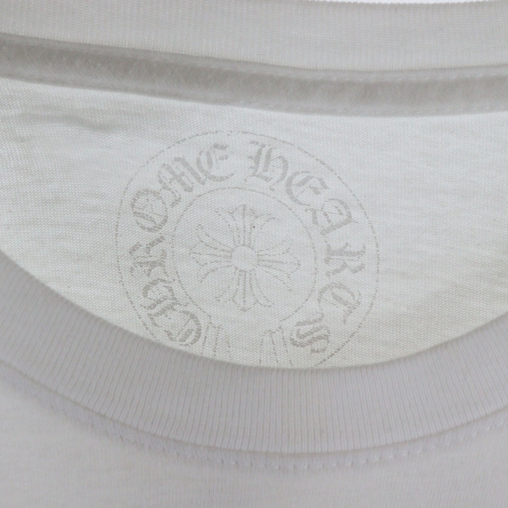 CHROME HEARTS(クロムハーツ) スプリットヴァインダガープリント クルーネック半袖Tシャツカットソー ホワイト
