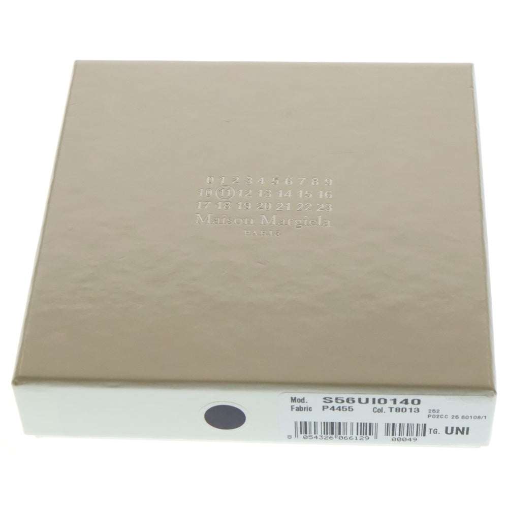 Maison Margiela(メゾンマルジェラ) 4ステッチ 二つ折りレザーウォレット ブラック S56UI0140