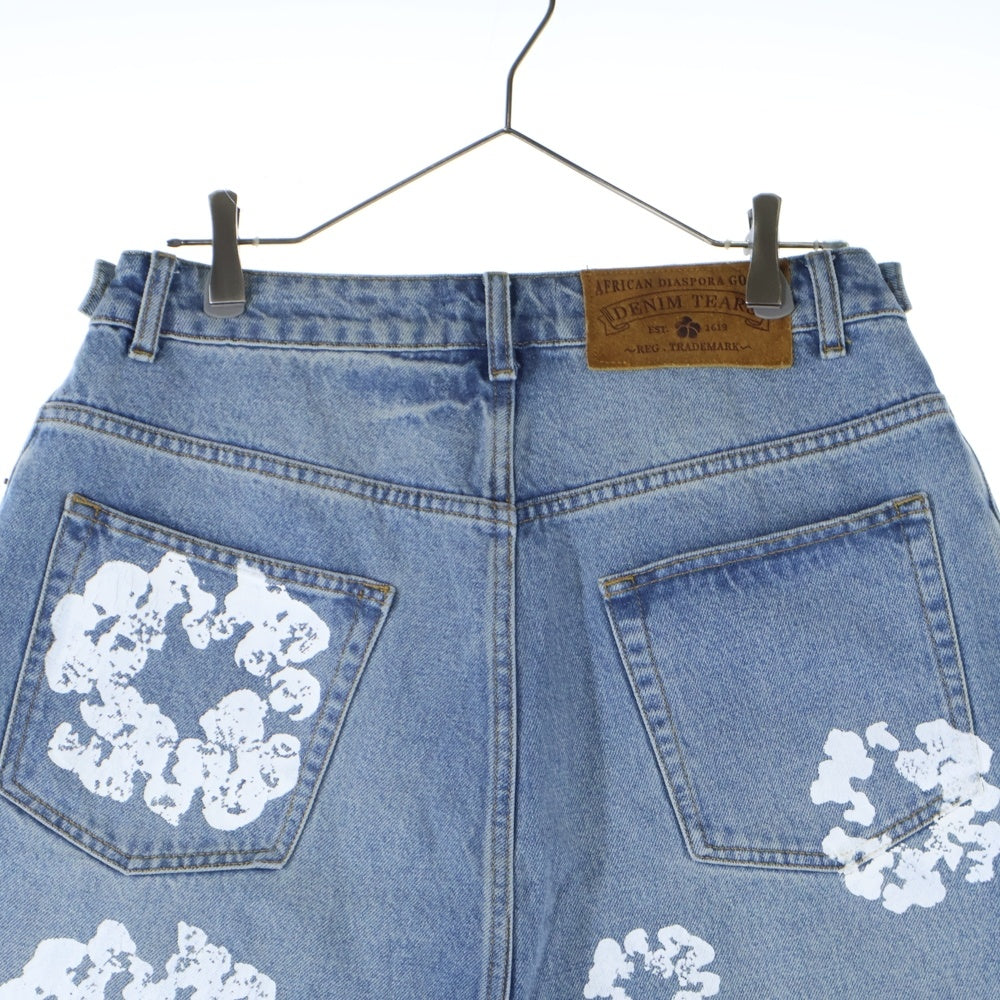 DENIM TEARS(デニムティアーズ) The Cotton Wreath Jean Short コットンリース デニムショーツ