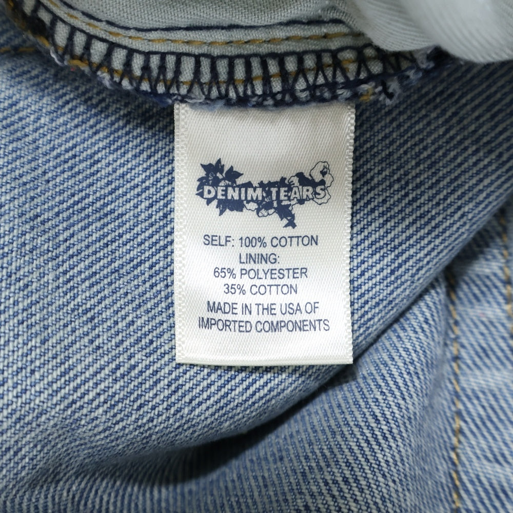 DENIM TEARS(デニムティアーズ) The Cotton Wreath Jean Short コットンリース デニムショーツ