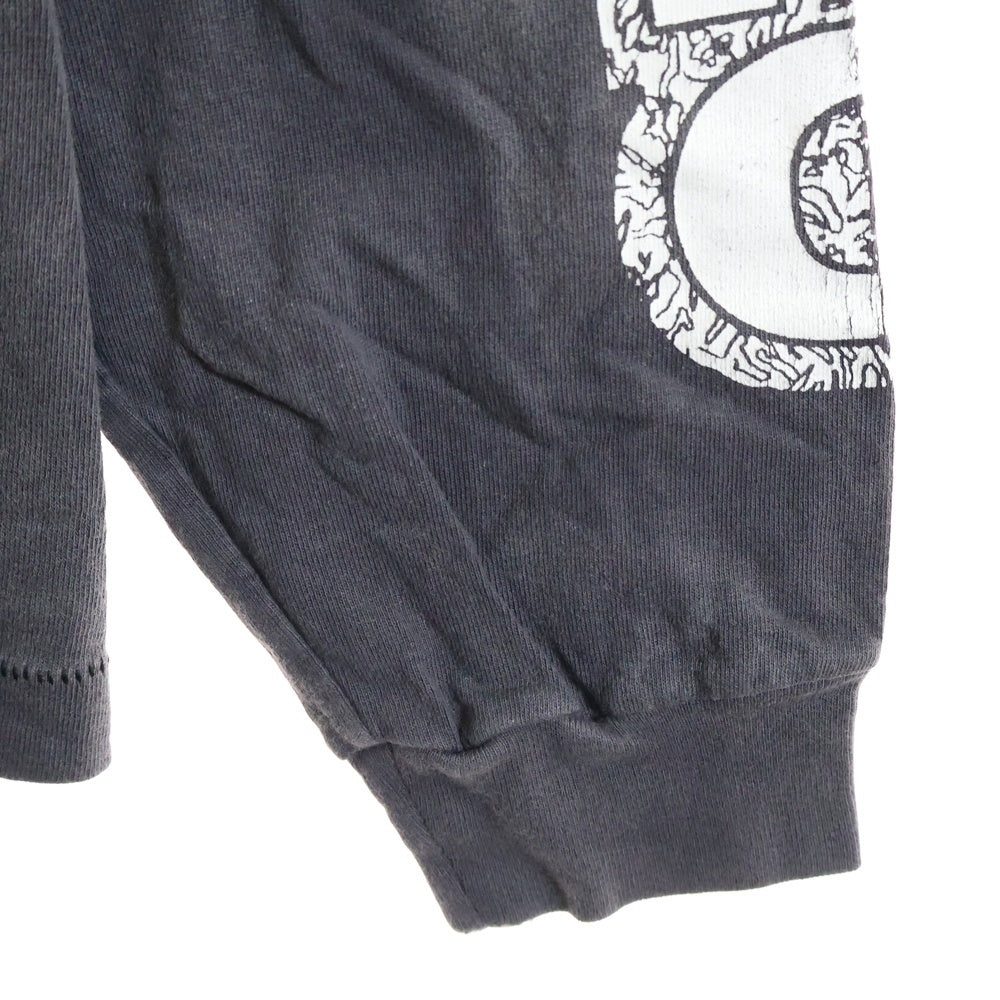 SAINT MICHAEL(セントマイケル) 23AW SURVIVE L/S TEE サバイブ クルーネック 長袖カットソー Tシャツ グレー SM-A23-0000-006