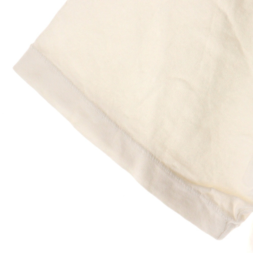 SAINT MICHAEL(セントマイケル) 23AW×河村康輔 COMPLICATED PRINT S/S TEE フロントプリント 半袖Tシャツ カットソー ホワイト SM-A23-0000-C18