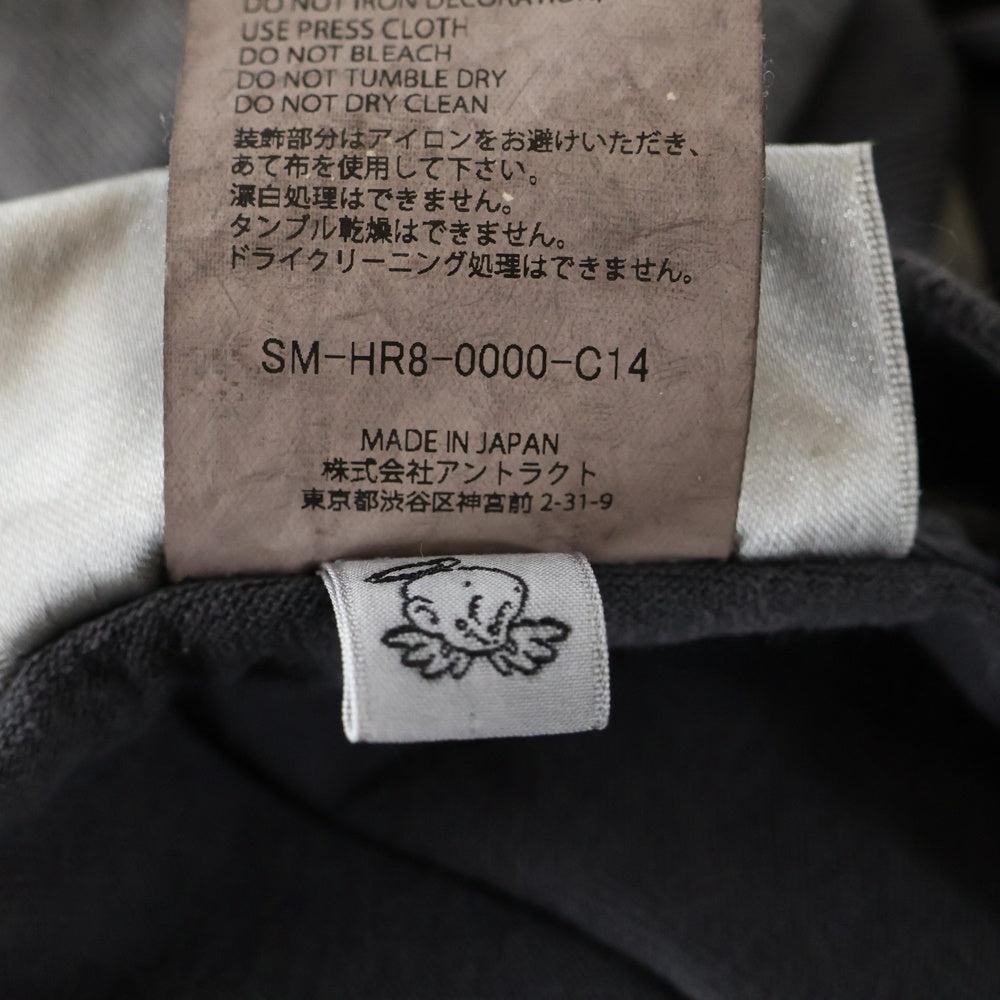 SAINT MICHAEL(セントマイケル) 25SS 2PAC 2PC_SS TEE 2パック フォトプリント ヴィンテージ加工 半袖Tシャツ ブラック SM-HR8-0000-C14