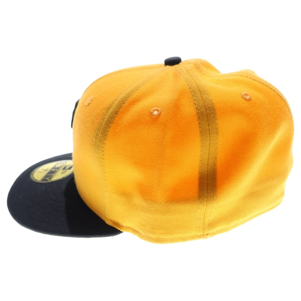 NEW ERA(ニューエラ) 59FIFTY Pittsburgh Pirates ピッツバーグ・パイレーツロゴ刺繍 ベースボールキャップ イエロー/ブラック