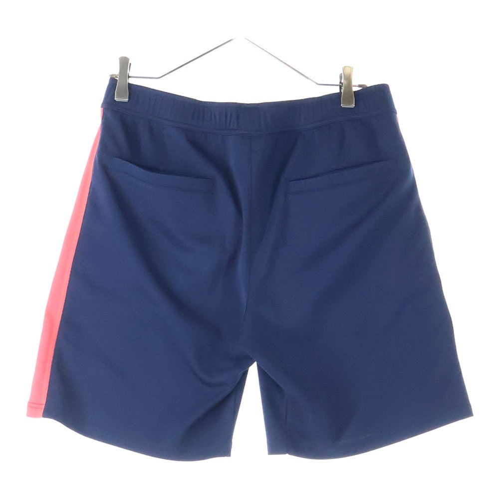 F.C.R.B./F.C.Real Bristol/FCRB(エフシーアールビー/エフシーレアルブリストル) PDK SHORTS ロゴパッチ付きサイドライントラックハーフパンツ ネイビー/レッド FCRB-170006