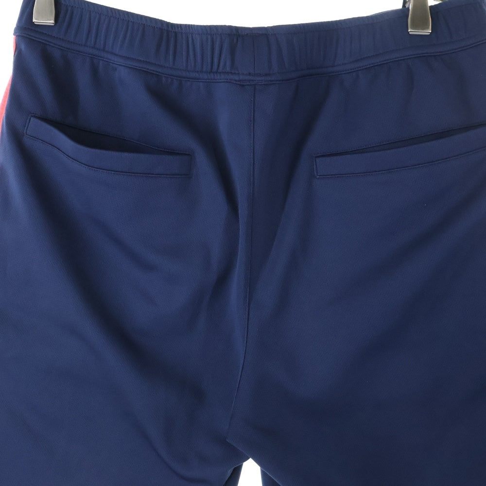 F.C.R.B./F.C.Real Bristol/FCRB(エフシーアールビー/エフシーレアルブリストル) PDK SHORTS ロゴパッチ付きサイドライントラックハーフパンツ ネイビー/レッド FCRB-170006