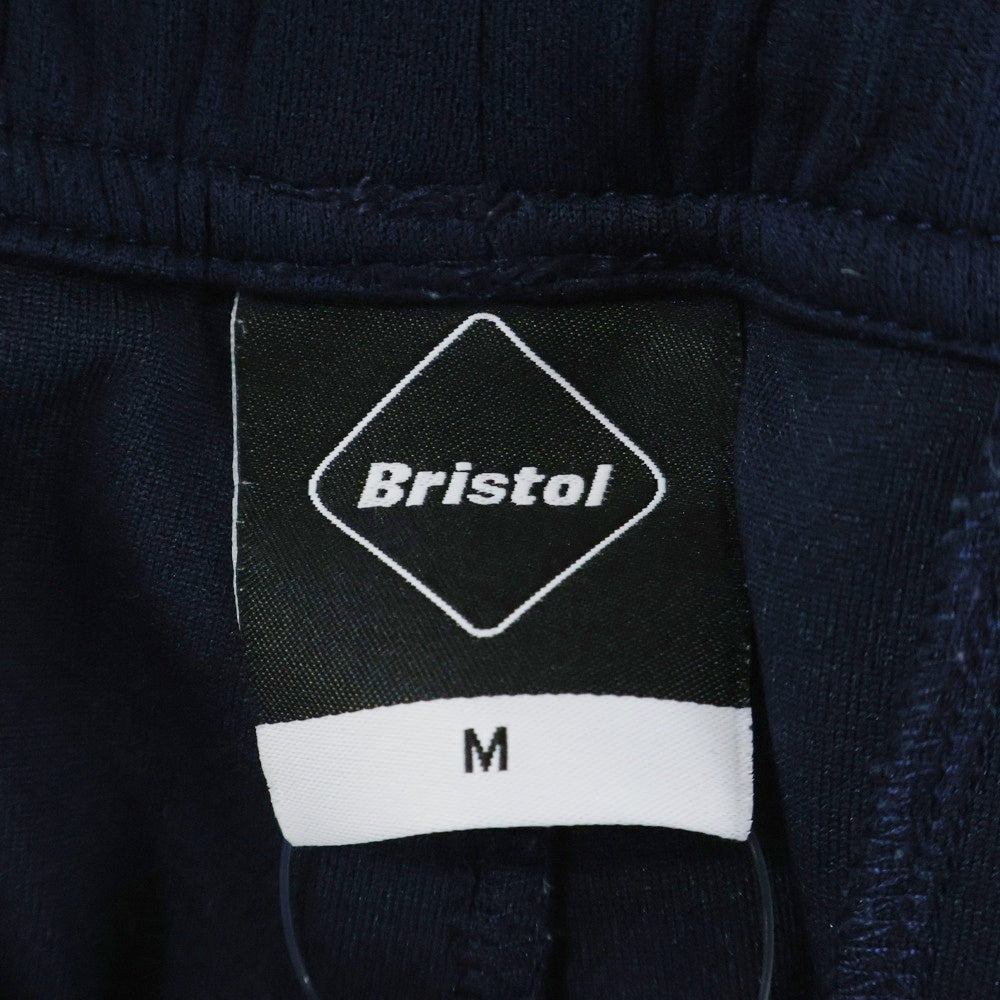F.C.R.B./F.C.Real Bristol/FCRB(エフシーアールビー/エフシーレアルブリストル) PDK SHORTS ロゴパッチ付きサイドライントラックハーフパンツ ネイビー/レッド FCRB-170006