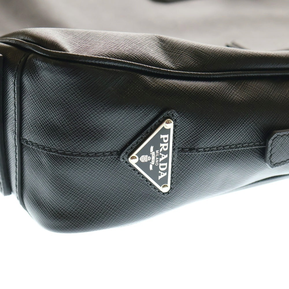 PRADA(プラダ) サフィアーノ レザービジネスバッグ ブラック VS0305 F