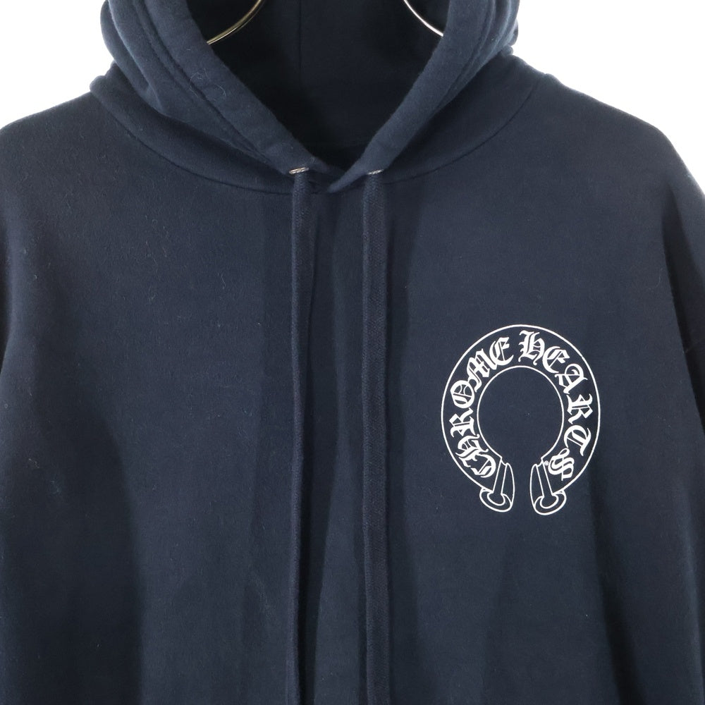 CHROME HEARTS(クロムハーツ) ×MATTY BOY Chomper Horseshoe Hoodie ×マッティボーイ チョンパー ホースシュー プルオーバースウェットパーカー ブラック